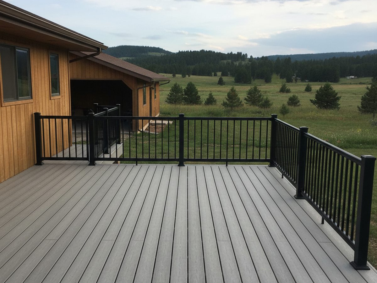 Deck Framing & Structural Repair completed by Mighty Deck Solutions in Garrison, MT